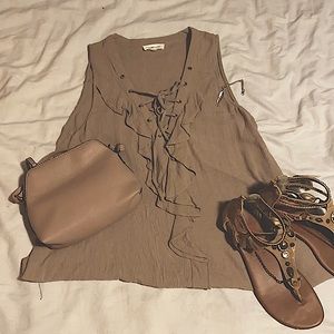 Brown Designed Blouse 🤎✨